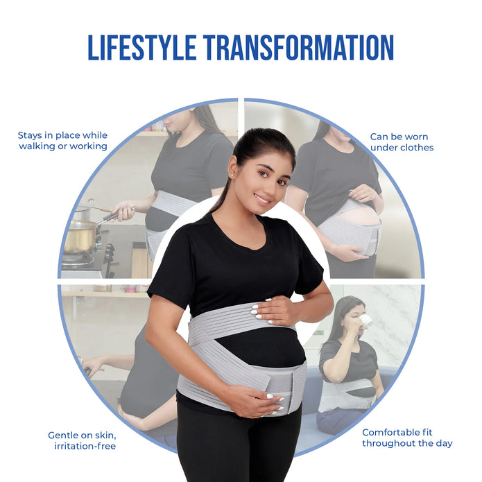lifestyle transformation with use of pregnancy support belt