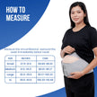 Pregnancy support belt easuring size guide