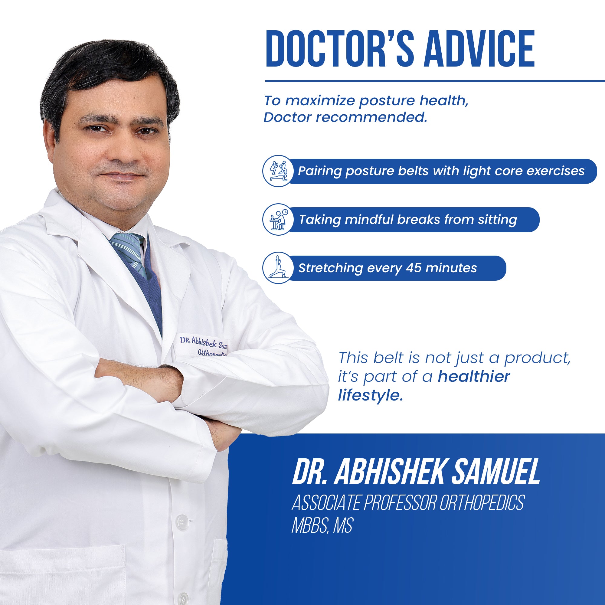 Posture Corrector Belt | Spine Alignment & Back Pain Relief