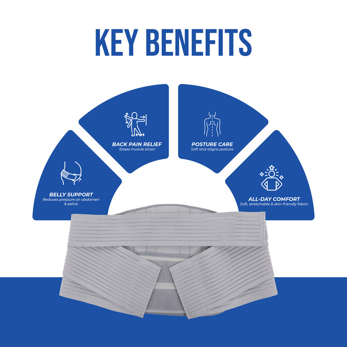 Pregnancy Support Belt | Supports Back, Belly & Posture for Comfort