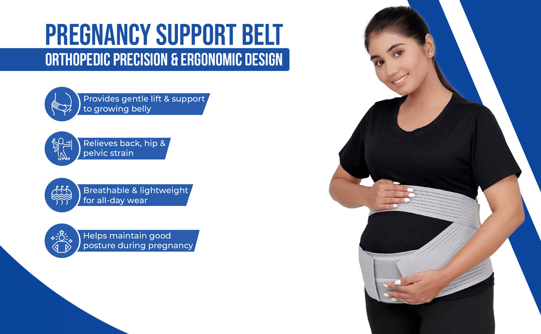 pregnancy support belt provides gentle lift n support to growing belly relived back hip