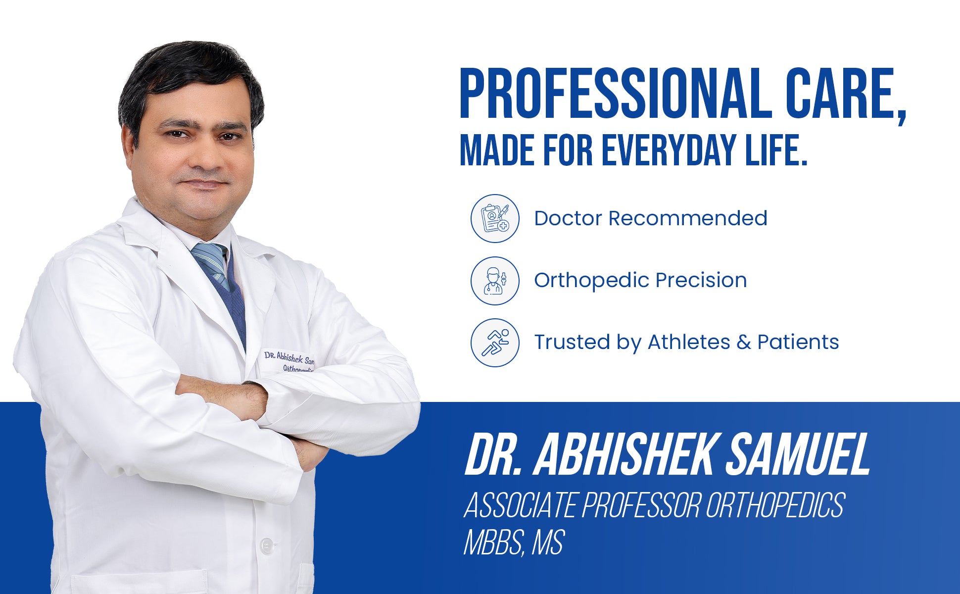 premium knee cap recommended by orthopedic doctor abhishek