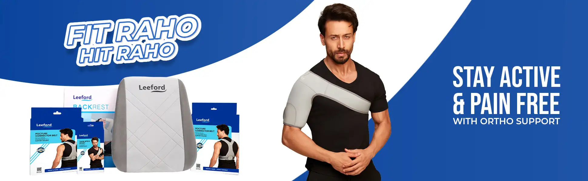 stay active and pain free with leeford shoulder support belt