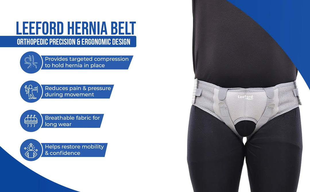 hernia support belt ergonmic design