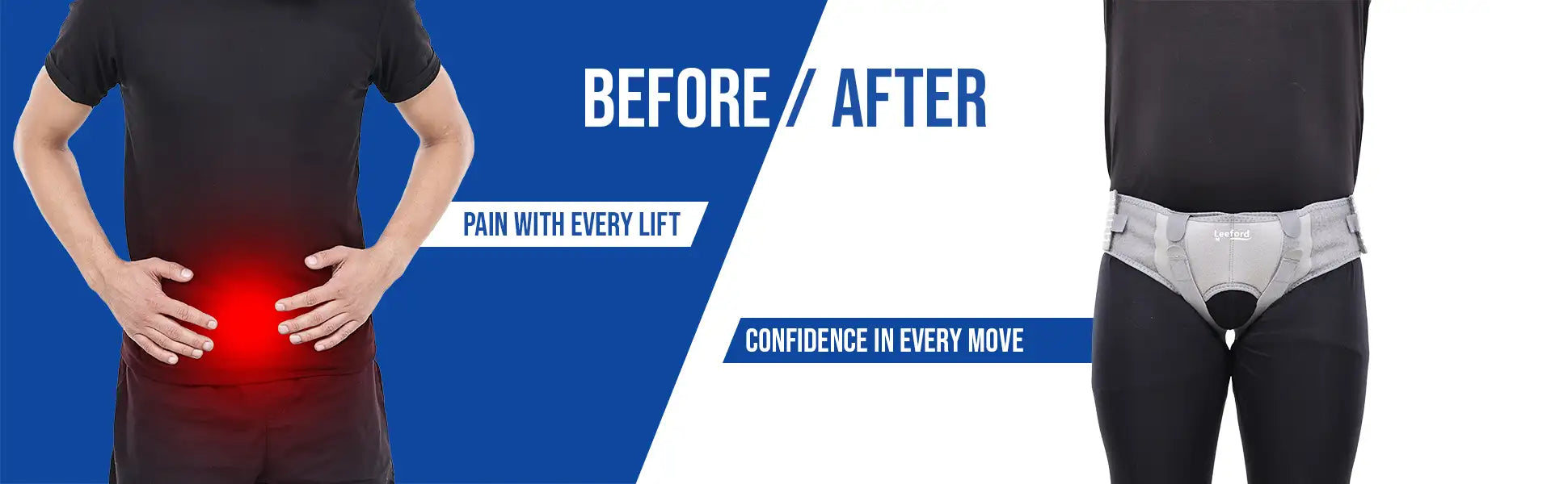 before after effects of hernia support belt