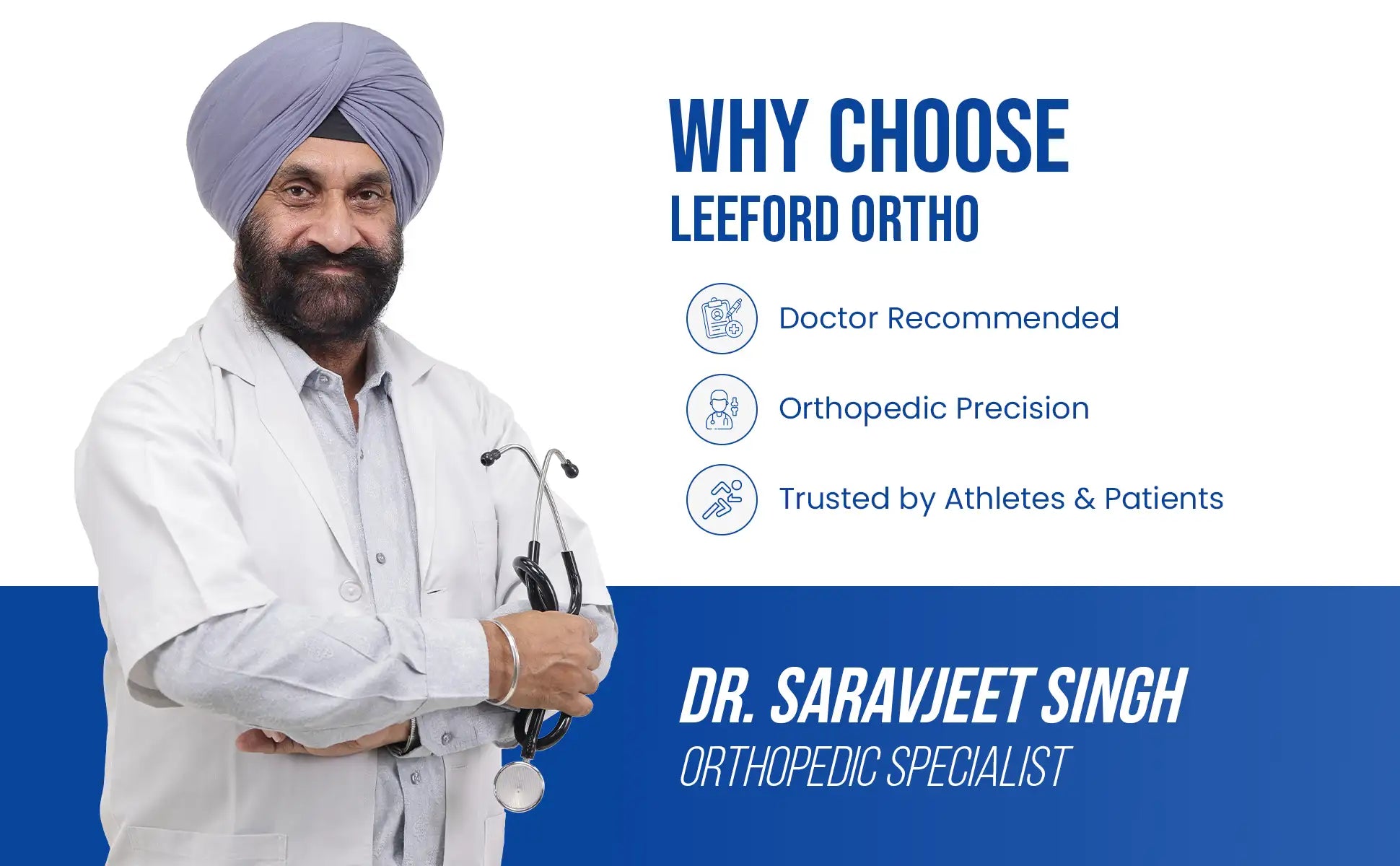 why choose leeford ortho support products banner