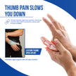 thumb spica splint built for thumb pain relief