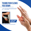 thumb pain healed by thumb spica splint