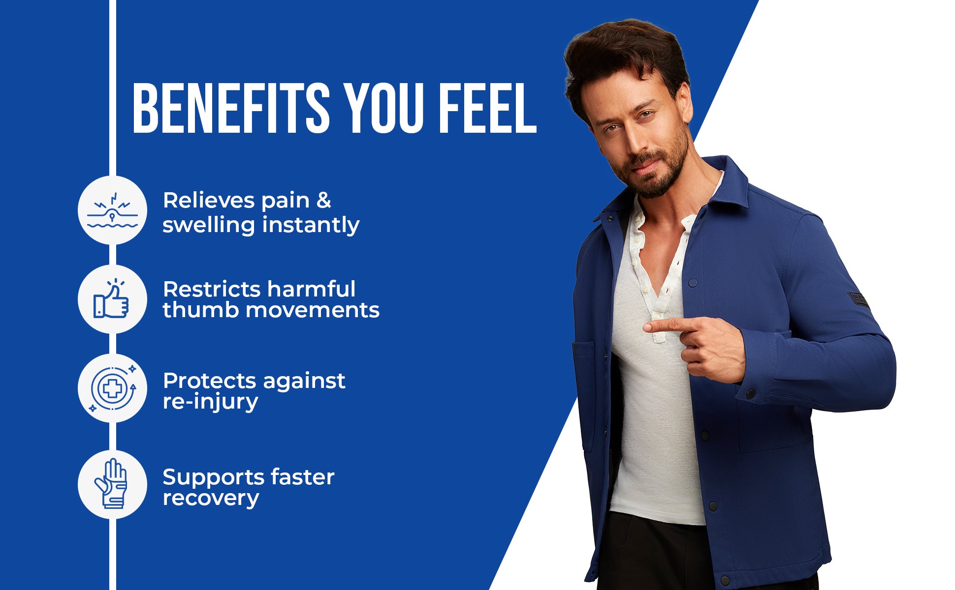 thumb spica splint benefits like relieve pain and swelling protect against re-injury