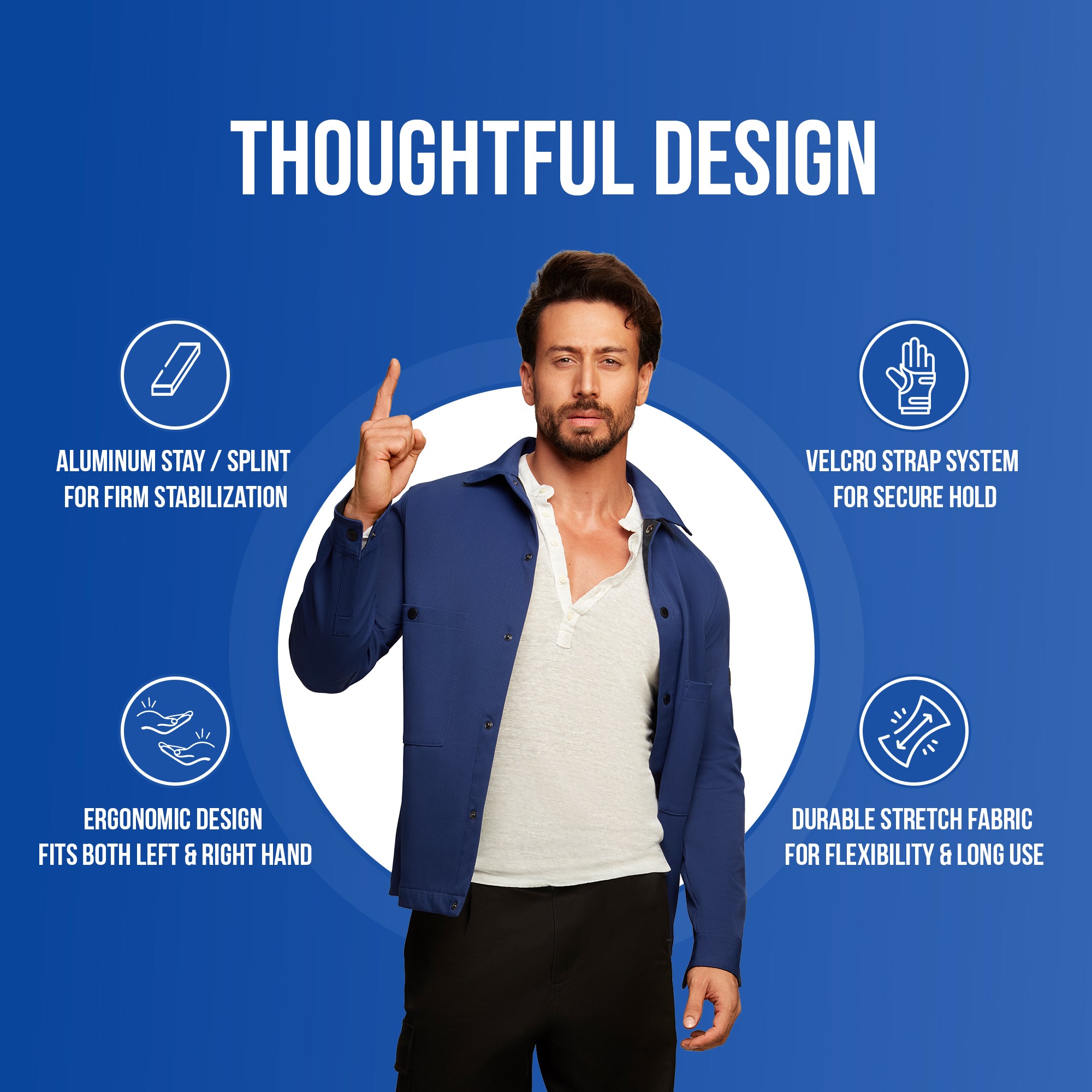 Wrist Brace with Thumb Support | Neoprene | Relieves Joint Pain