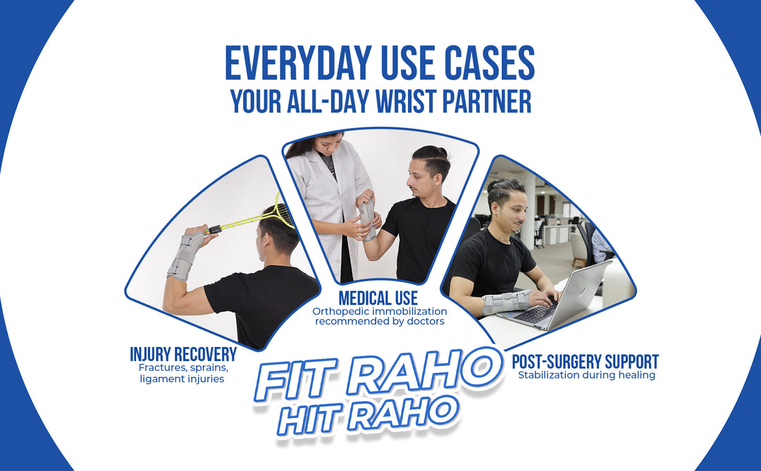 wrist and forearm splint everyday use cases injury recovery edical use post surgery support