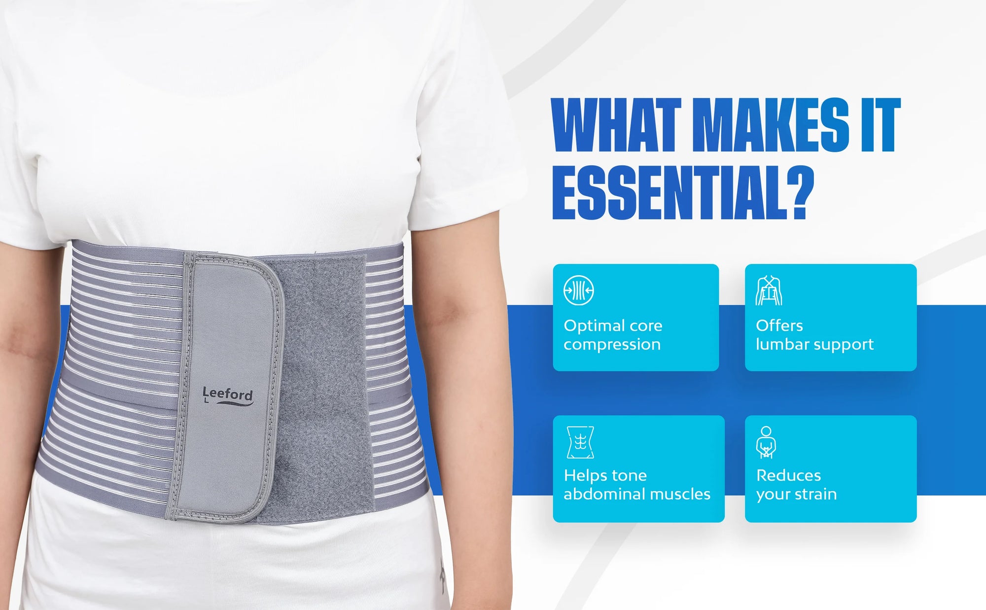 abdominal belt leeford uses