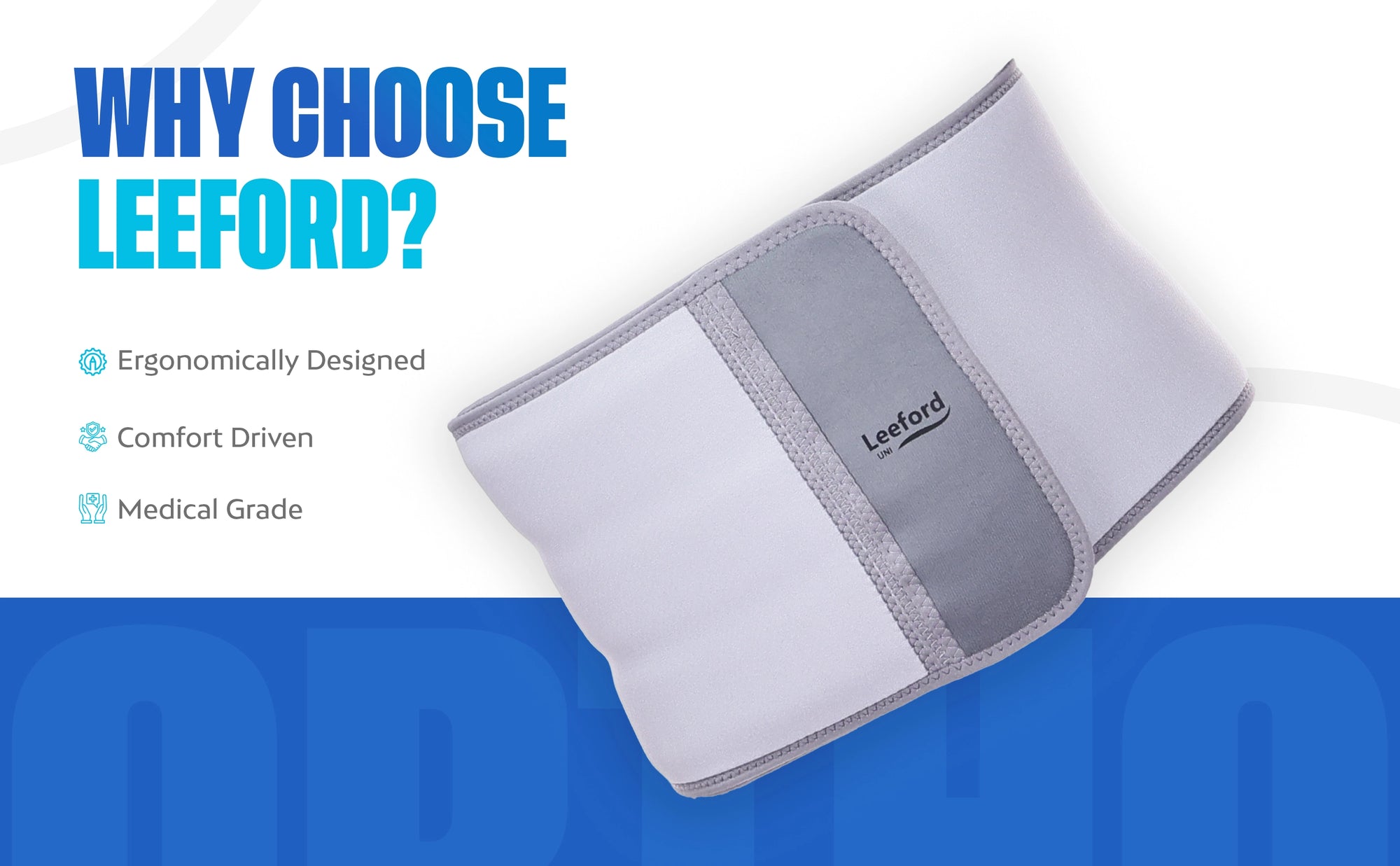 Ergonomically designed ABS wrap that’s comfort-driven and medical-grade