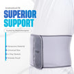 Leeford ABS wrap for core support, compression, and improved posture
