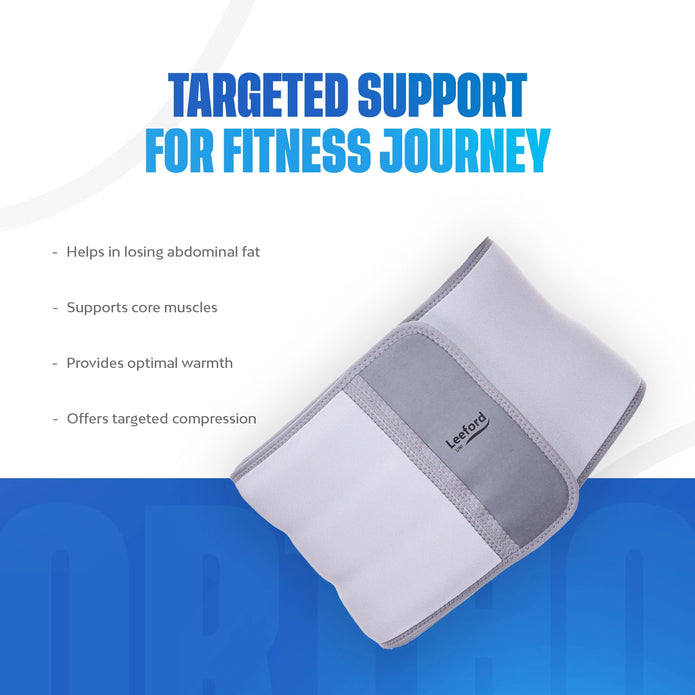 ABS wrap with targeted support for abdominal muscles and enhanced compression