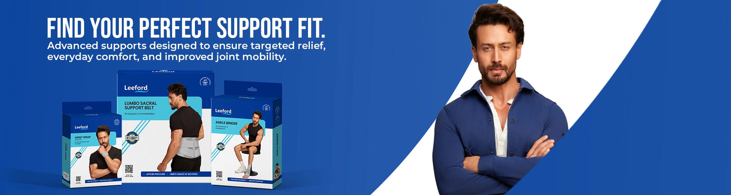 find your perfect fit with Leeford joint care products ranges
