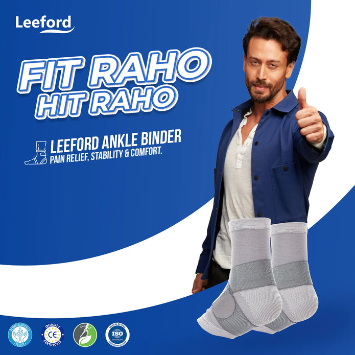 Ankle Binder for Pain Management | Non-Slip, 4-Way Stretch