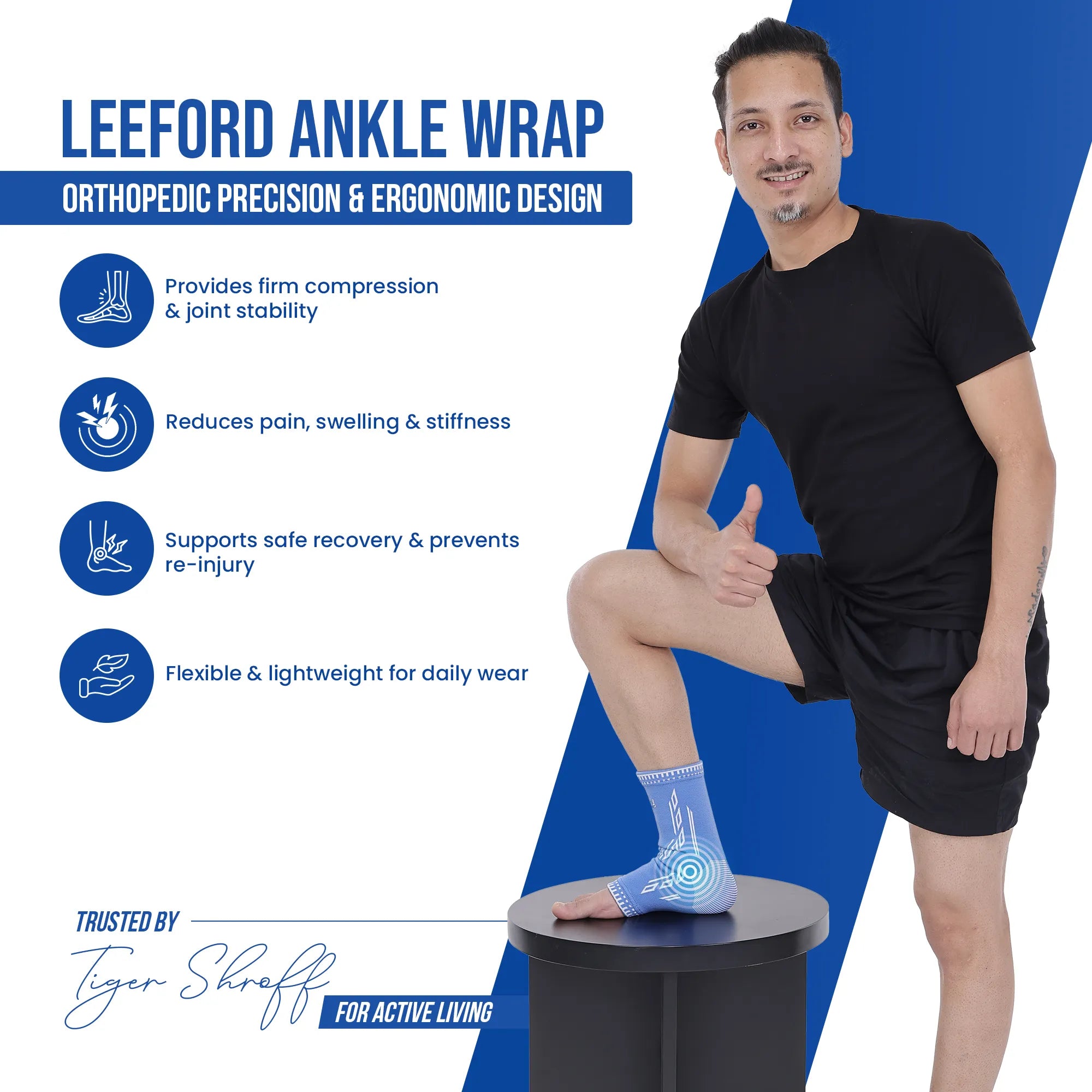 Ankle Support | Prevents Ankle Pain & Injuries | Promotes Healing