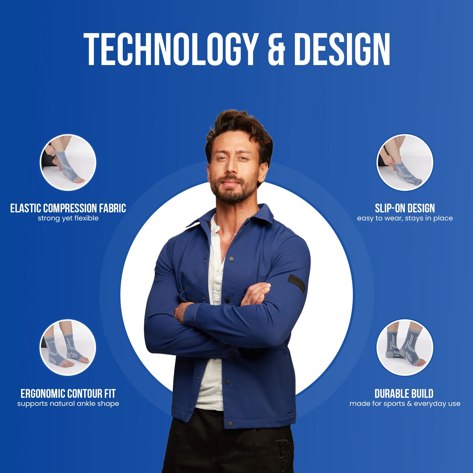 gray ankle support technology and design explained