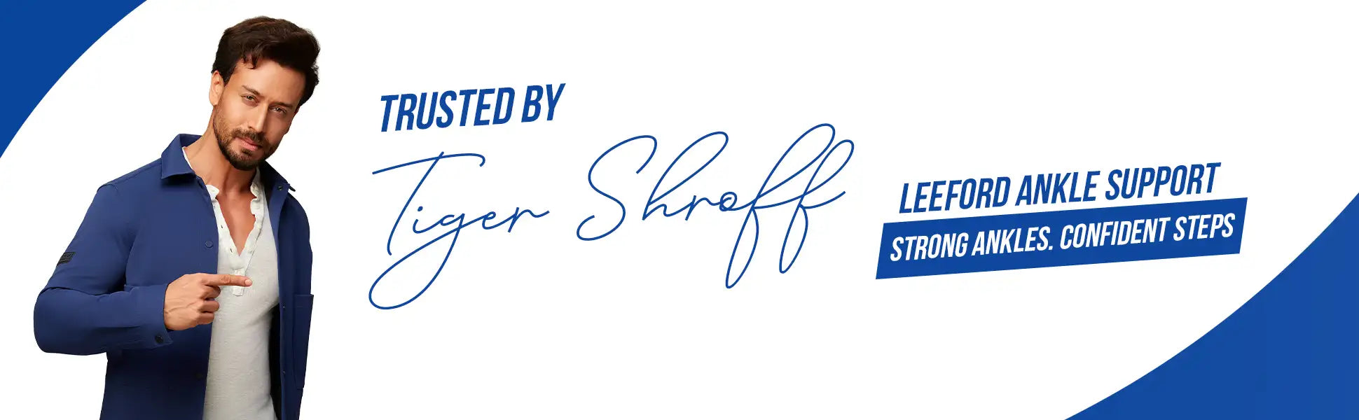 leeford ankle support lightgray trusted by tiger shroff