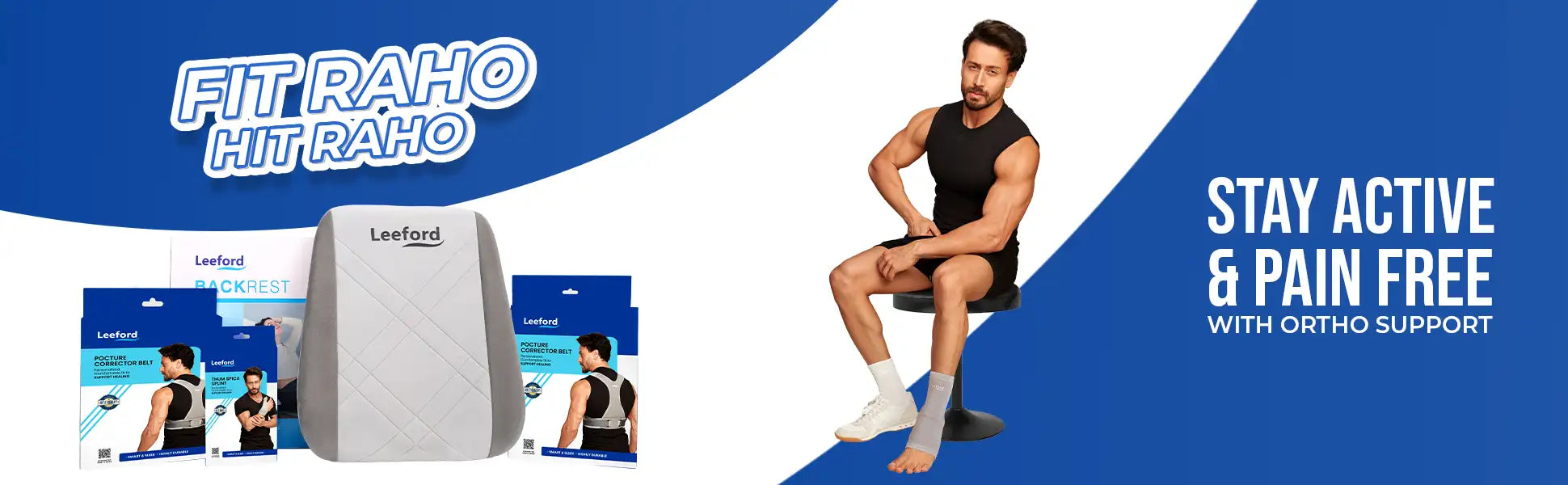 stay active and pain free with leeford ankle support lightgray