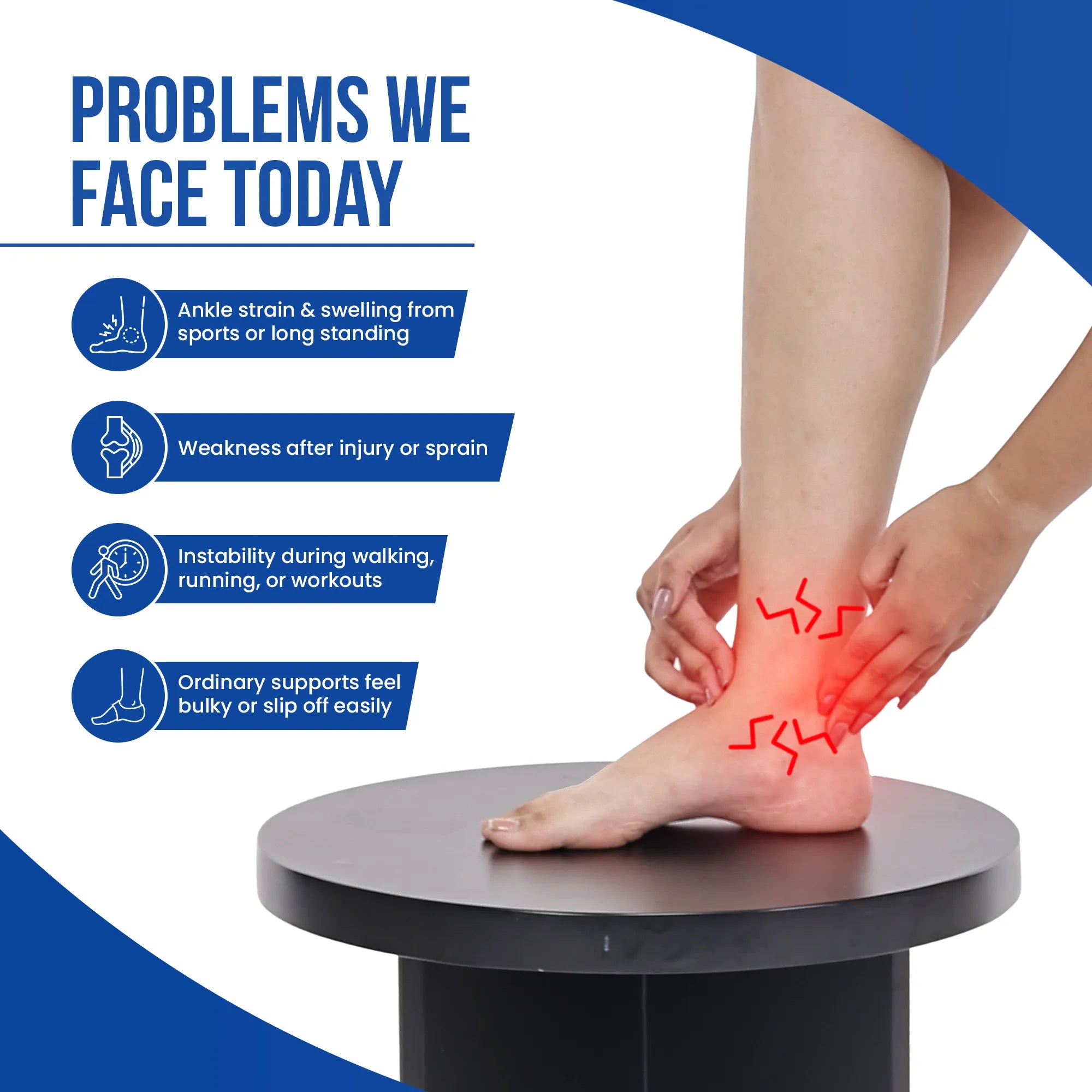 Leeford Ankle Wrap | Neoprene, Prevents Ankle Pain & Injuries