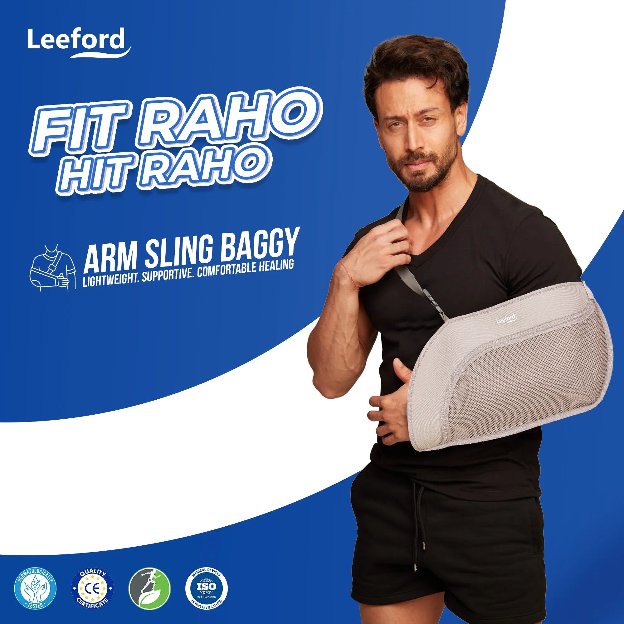 Leeford Arm Sling Baggy | Advanced Support for Arm & Shoulder Injuries