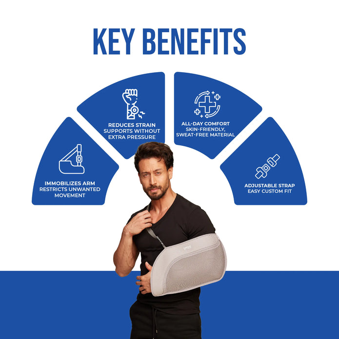 Leeford Arm Sling Baggy | Advanced Support for Arm & Shoulder Injuries
