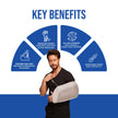 Leeford Arm Sling Baggy | Advanced Support for Arm & Shoulder Injuries