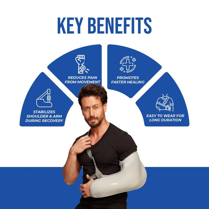 Leeford Arm Sling | Supports Shoulder & Arm for Faster Recovery