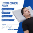 Contoured Cervical Pillow | PU Foam for Neck Stiffness, Spondylosis
