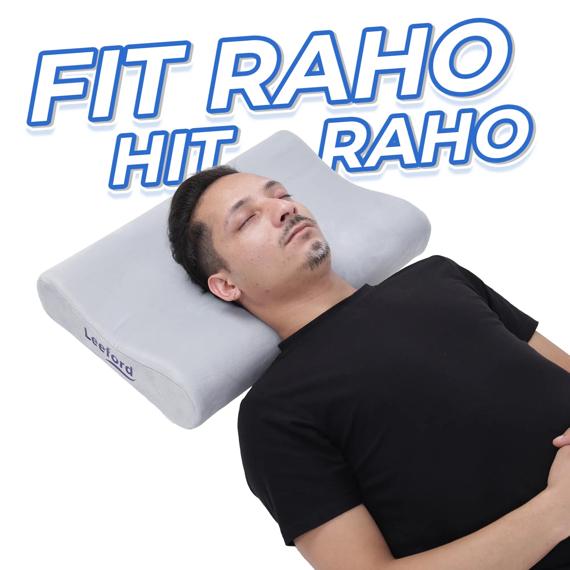 Contoured Cervical Pillow | PU Foam for Neck Stiffness, Spondylosis