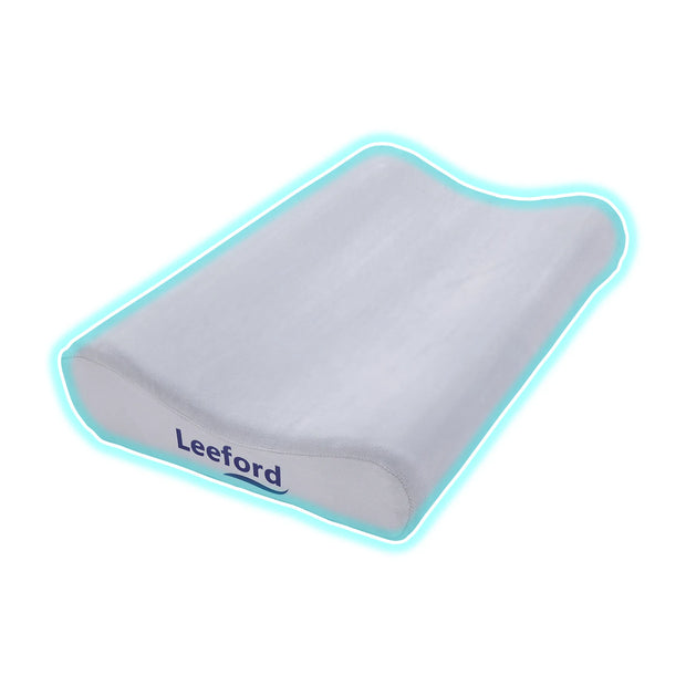 Contoured Cervical Pillow | PU Foam for Neck Stiffness, Spondylosis