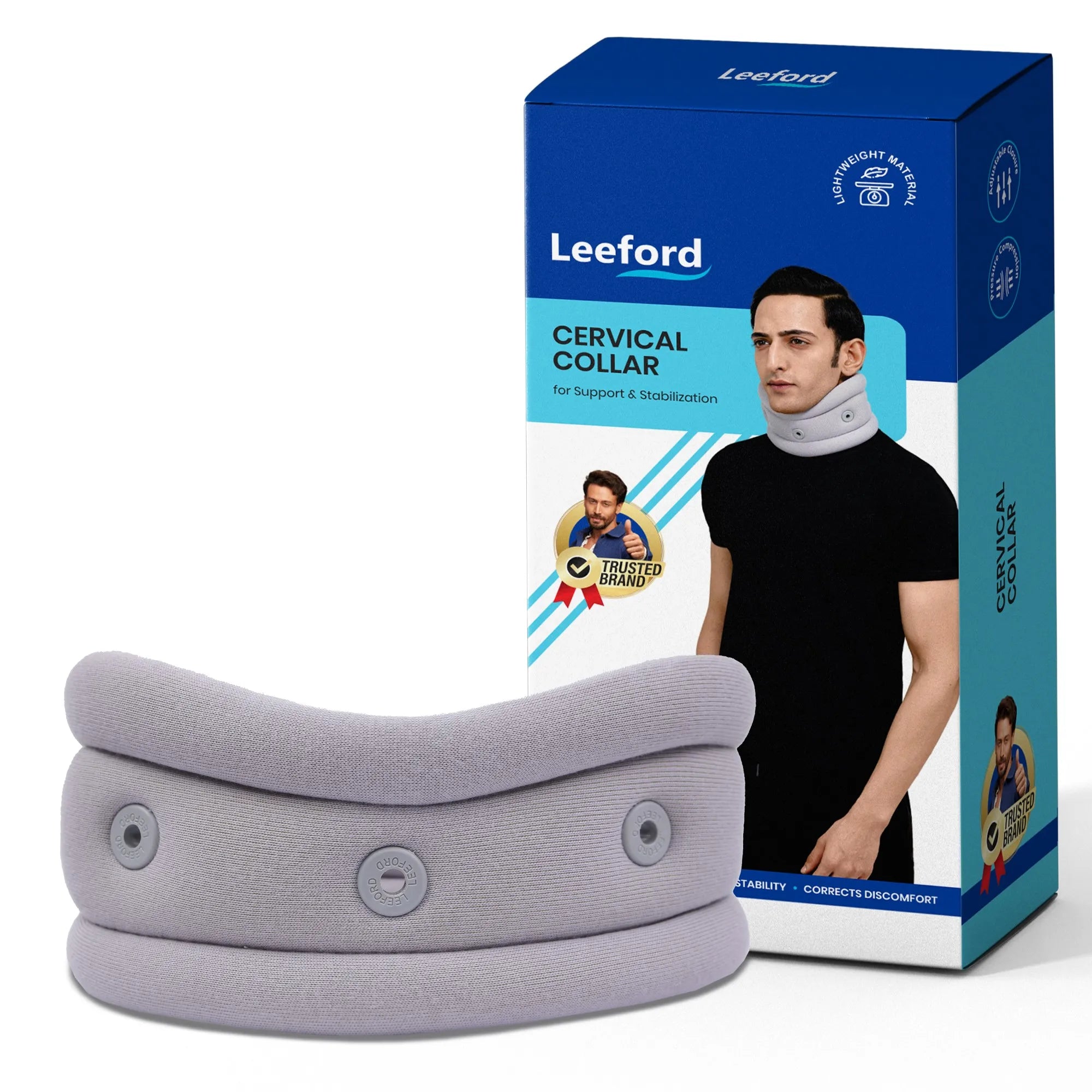 cervical collar product with packaging