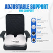  Adjustable coccyx seat support for enhanced comfort and personalized fit.