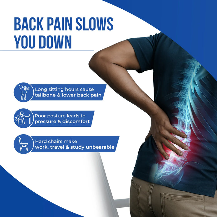 Coccyx Seat for Tailbone, Back and Hip Pain Relief