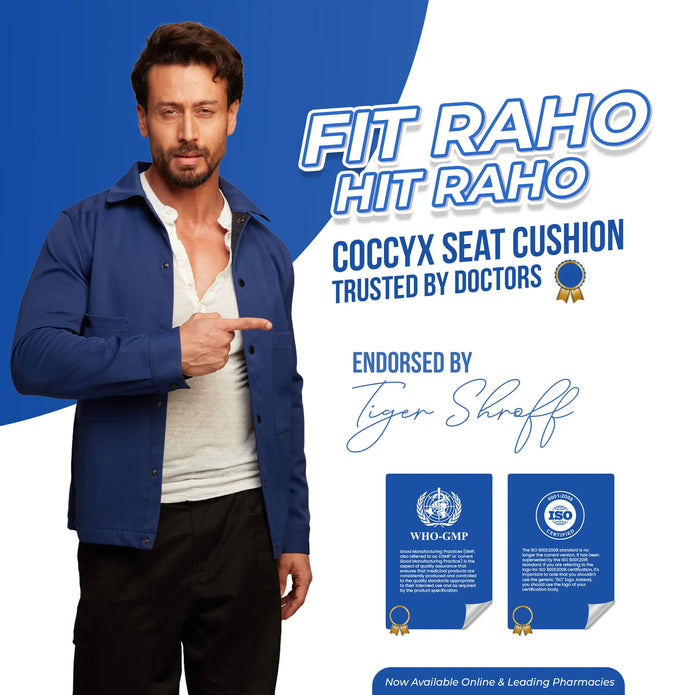 Coccyx Seat for Tailbone, Back and Hip Pain Relief