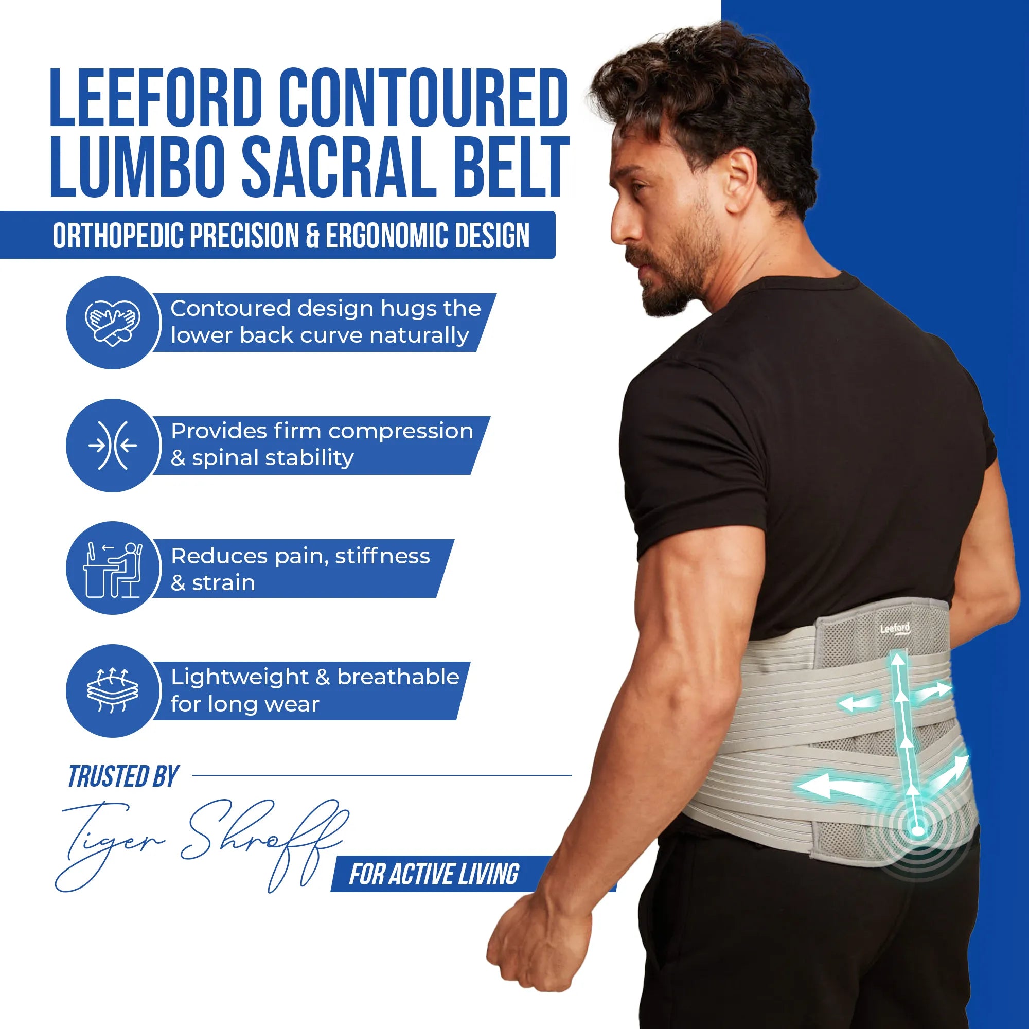 Contoured Lumbo Sacral Belt | Posture Correction & Lower Back Support