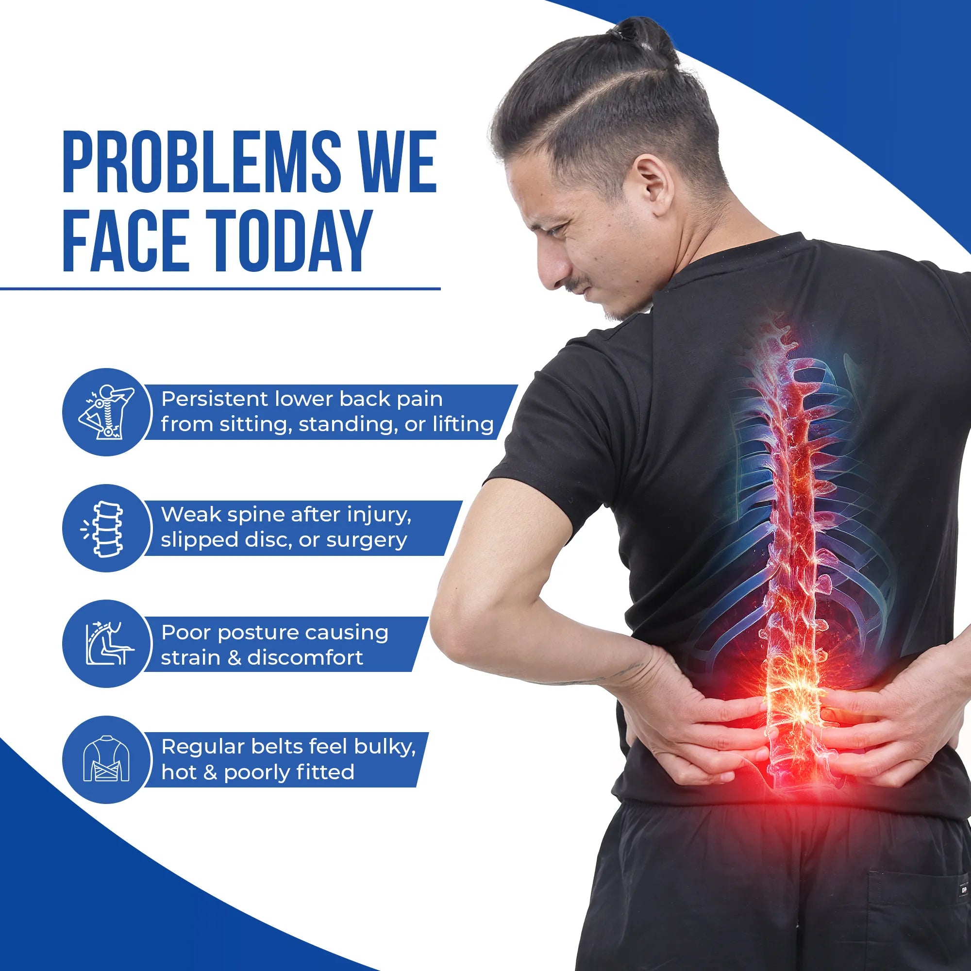 Contoured Lumbo Sacral Belt | Posture Correction & Lower Back Support