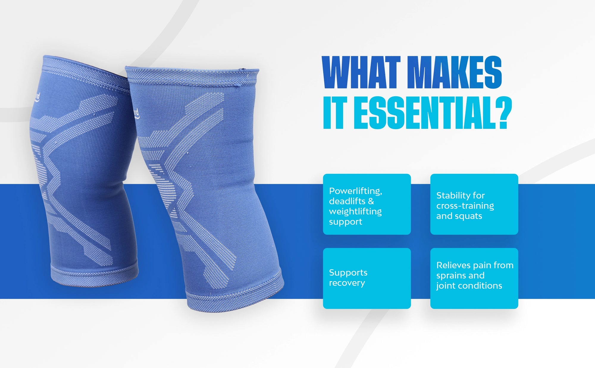 Benefits of designer knee cap for comfort, compression, and joint stability