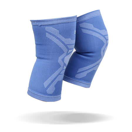 Designer knee cap for compression and knee joint support