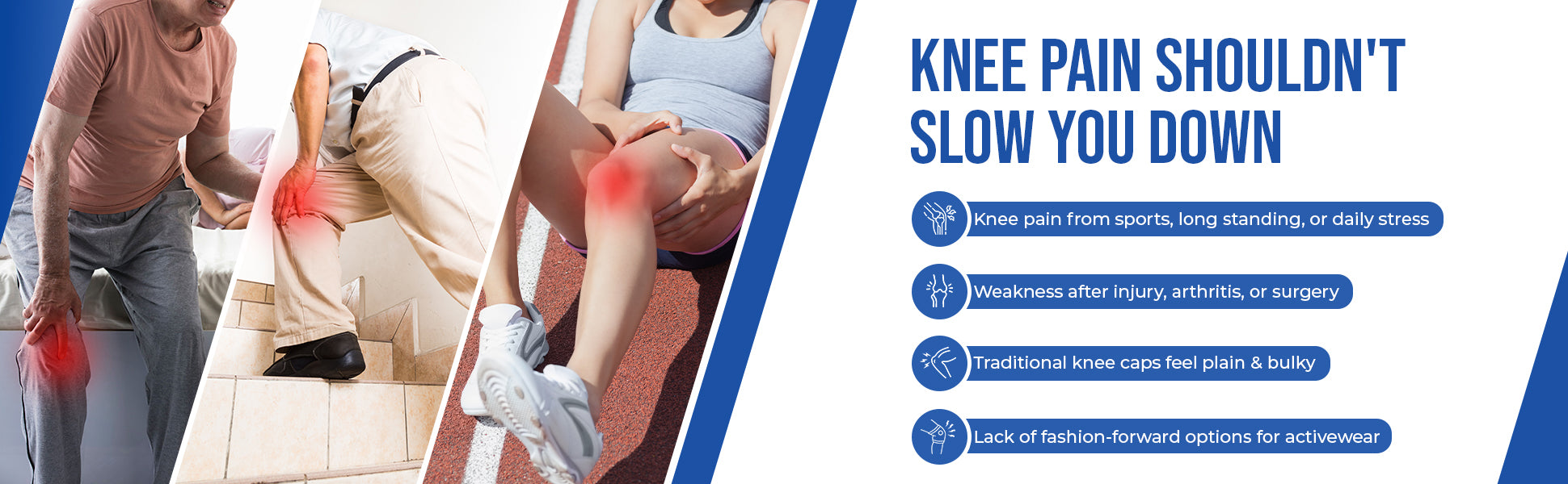 gray knee pain effects