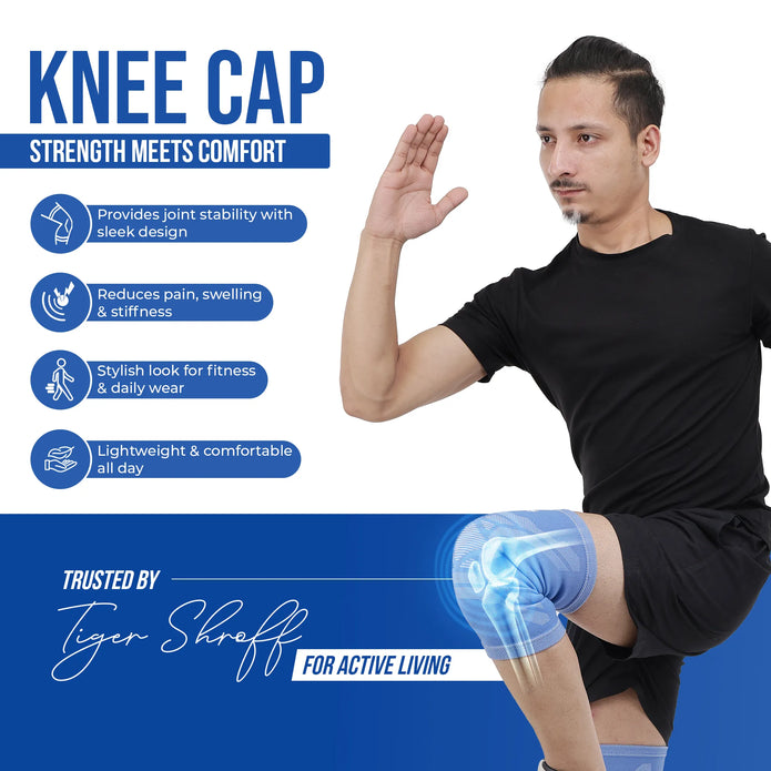 blue knee cap benefits in active living