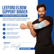 Leeford Elbow Support Binder | Protects Weak & Injured Elbows