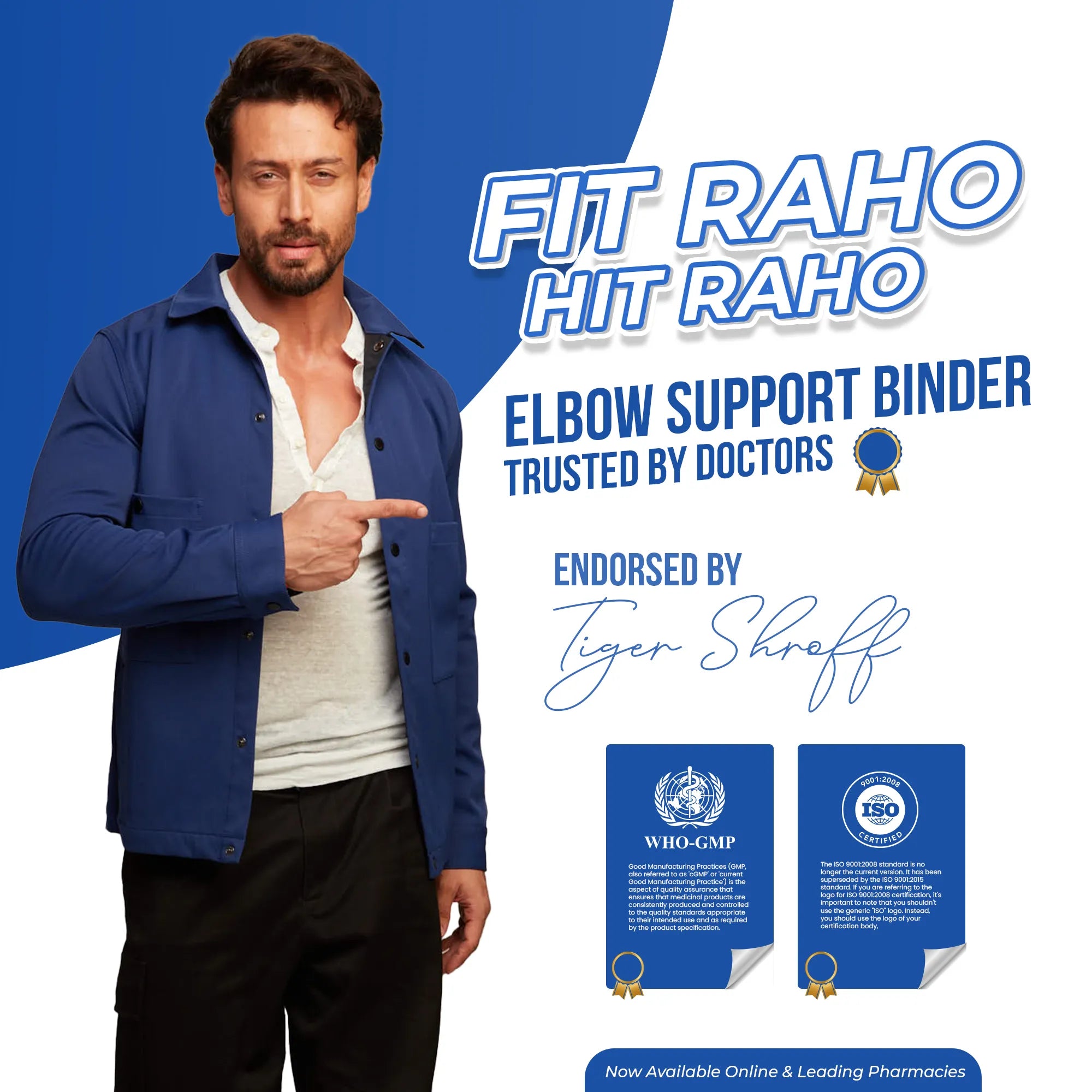 Leeford Elbow Support Binder | Protects Weak & Injured Elbows