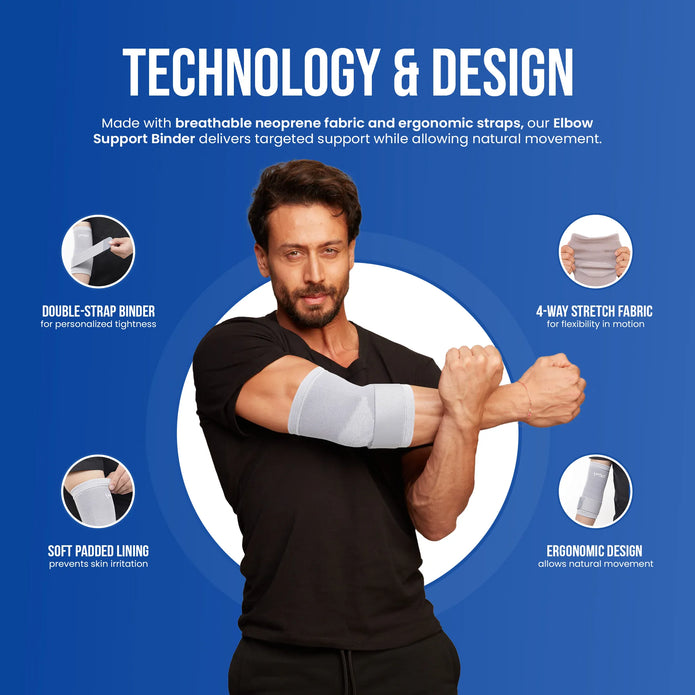 Leeford Elbow Support Binder | Protects Weak & Injured Elbows