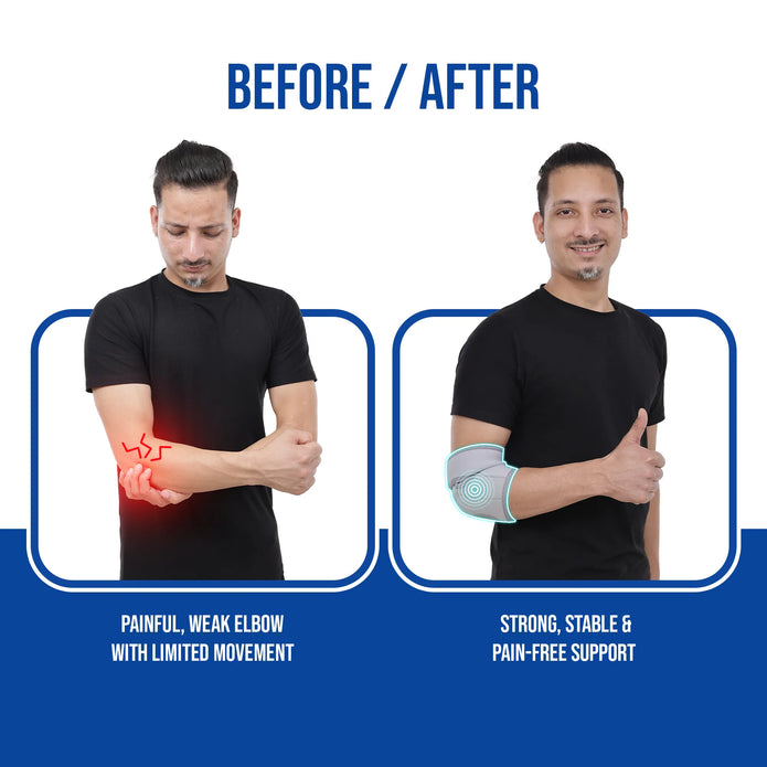 Leeford Elbow Wrap Relieves Pain, Supports Joint Recovery