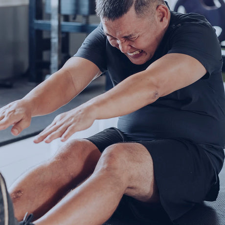 For abdominal muscle weakness or strain