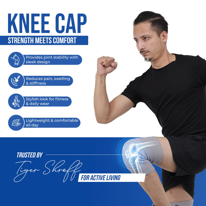 gray knee cap active living