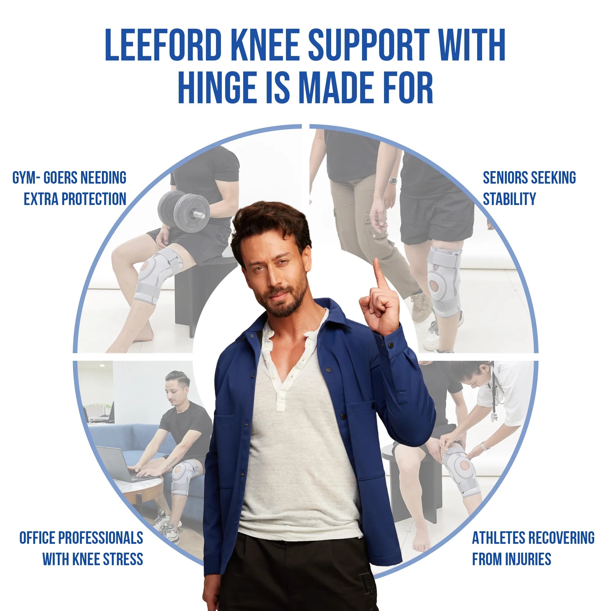 Knee Support With Hinge | Stabilize & Protect Your Knee Joints